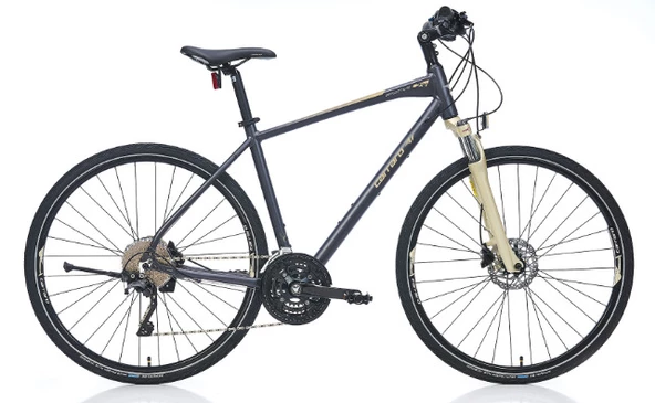28J CARRARO SPORTIVE 230 ŞEHİR BİSİKLETİ - MAT KOYU GRİ BRONZ - 46 KADRO