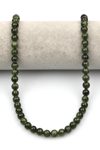 Diopsit Doğaltaş Dizi 7 mm Küre Kesim - Resim 2