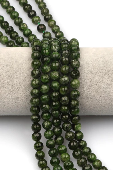 Diopsit Doğaltaş Dizi 7 mm Küre Kesim ürün görseli