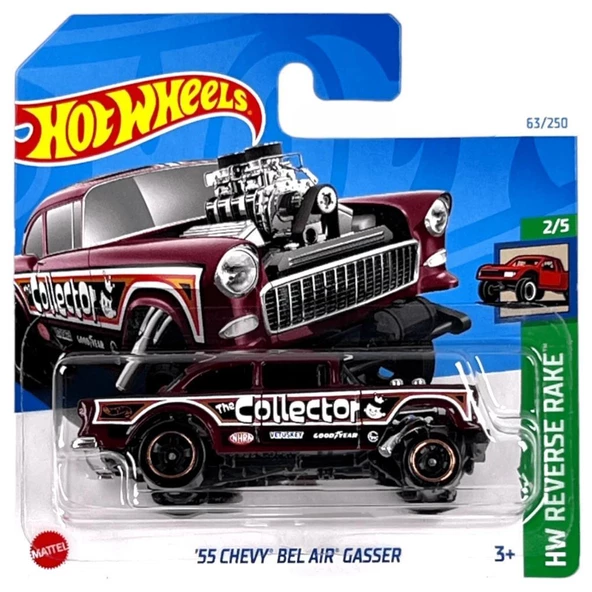Hot Wheels Tekli Arabalar  55 Chevy Bel Air Gasser HTD02