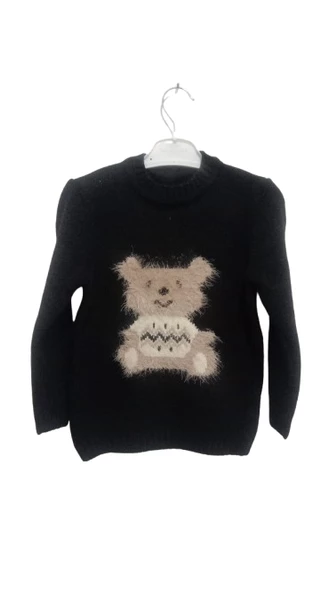 uğurböceğiçocuk Ayı Baskılı Erkek Çocuk Kazak 1446 - 4