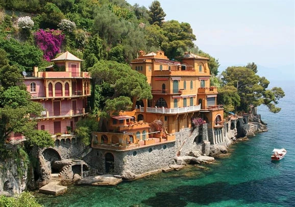 Ks Games Seaside Villas Near Portofino Italy 500 Parça Puzzle