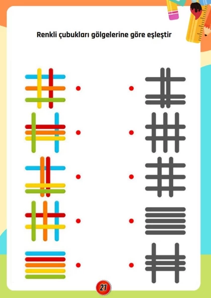 Okul Öncesi Eşleştirme Kitap Seti (YAZ-SİL) - 3