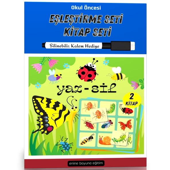 Okul Öncesi Eşleştirme Kitap Seti (YAZ-SİL)