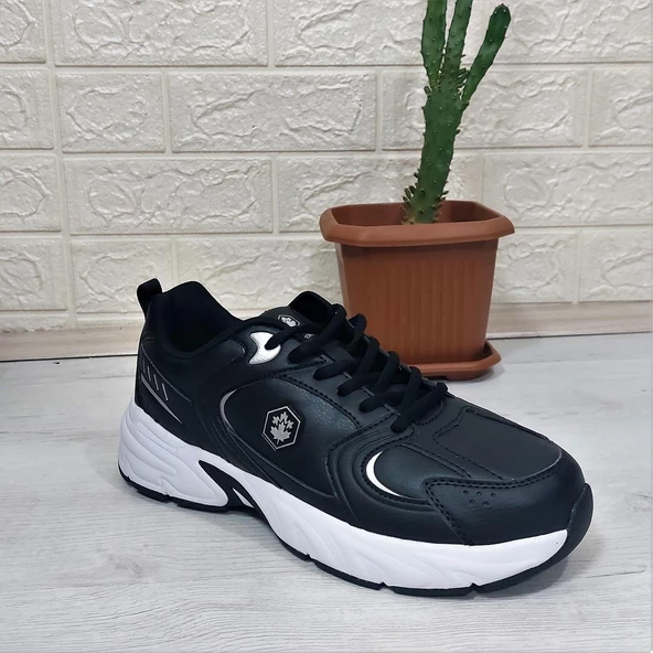 Lumberjack Pol Pu Siyah Memoryfoem Rahat Taban Spor Ayakkabı - Resim 8