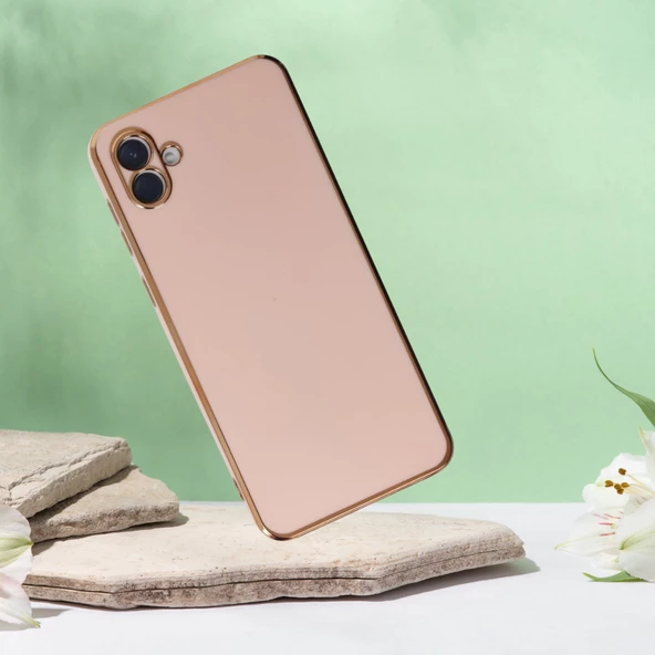 SAMSUNG A04 E ŞANZELİZE KILIF ROSE GOLD