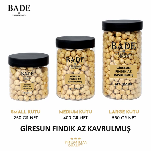 Tek Kavrulmuş Fındık Giresun Jumbo İri Boy 400 gr. - 3