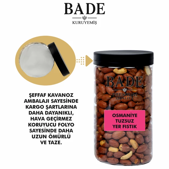 Tuzsuz Yer Fıstık Osmaniye Yerli Jumbo İri Boy 250 gr. - 4