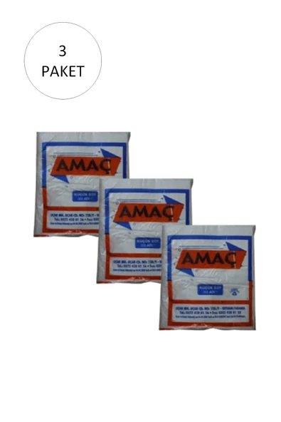 faf Hışır Atlet Poşet Küçük Boy 25x42 Cm 650 Gr (3 Paket-Takriben 900 Adet)