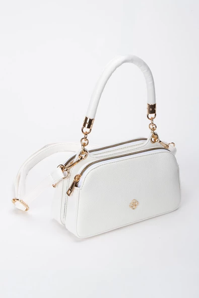 Kadın Fermuarlı El ve Omuz Çantası - 12