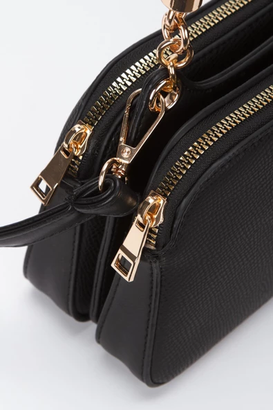 Kadın Fermuarlı El ve Omuz Çantası - 3