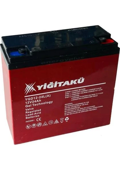 YİĞİT AKÜ 12V 24 AH (C3) VRLA E BİKE MOTİVE POWER