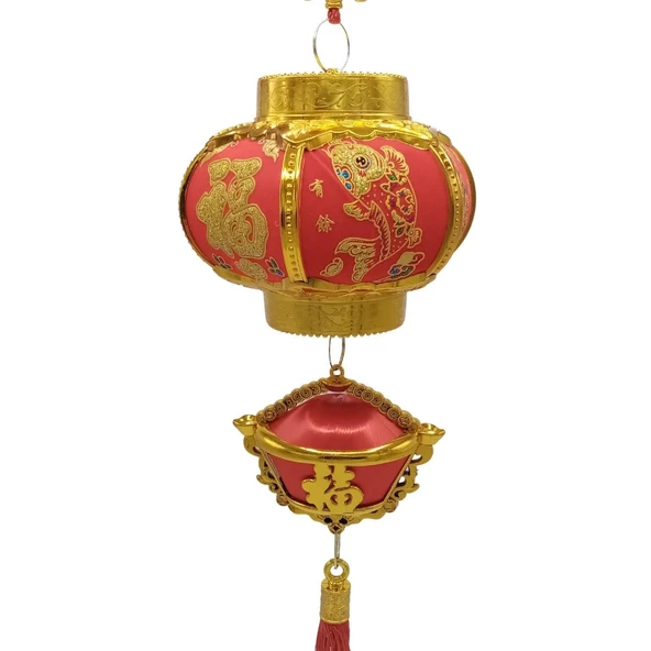 Feng Shui Çin Feneri Şans Ve Bereket Askılık 65 cm - Resim 2