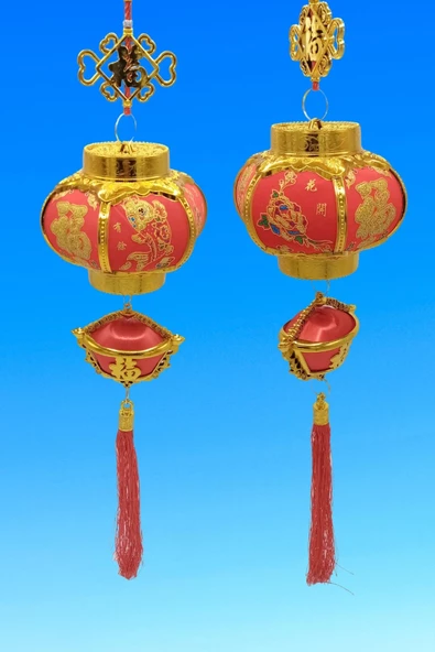 Feng Shui Çin Feneri Şans Ve Bereket Askılık 65 cm - Resim 11