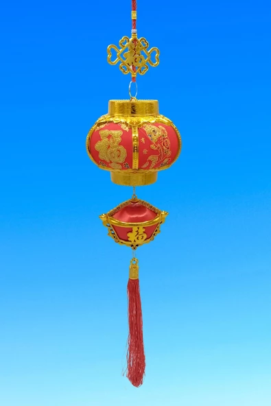 Feng Shui Çin Feneri Şans Ve Bereket Askılık 65 cm - Resim 12