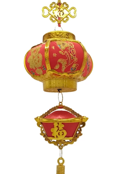 Feng Shui Çin Feneri Şans Ve Bereket Askılık 65 cm - Resim 8