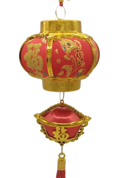 Feng Shui Çin Feneri Şans Ve Bereket Askılık 65 cm - Resim 7