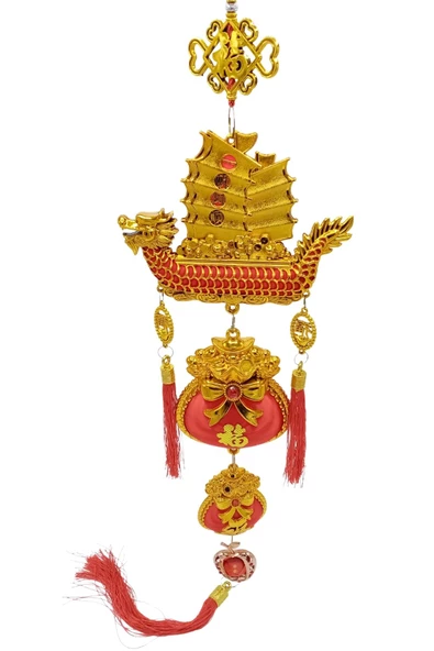 Feng Shui Dragon Şans Ve Bereket Askılık 90 cm - 7