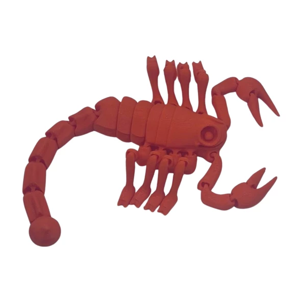 3d Hareketli Akrep Figürlü Oyuncak -Turuncu - Resim 3