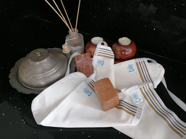 EKER-Konfor Kese-Banyo ve Duş Kesesi-Doğal Özel Dokuma-Standart Kese- (VÜCUT PEELİNGİ) - 3