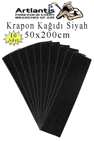 Renkli Krapon Kağıdı 50x200 cm 10 Adet Renkli Grapon Kağıdı Okul Sınıf Etkinlik Kreş Okul Öncesi Kırapon Grafon
