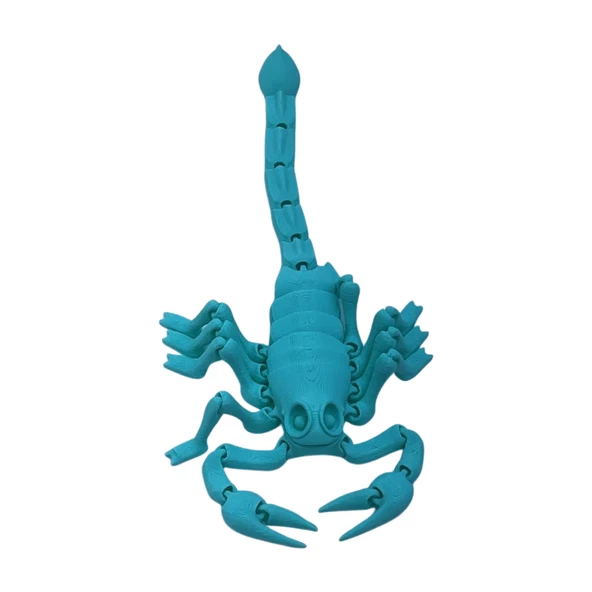 3d Hareketli Akrep Figürlü Oyuncak -Turkuaz - Resim 3