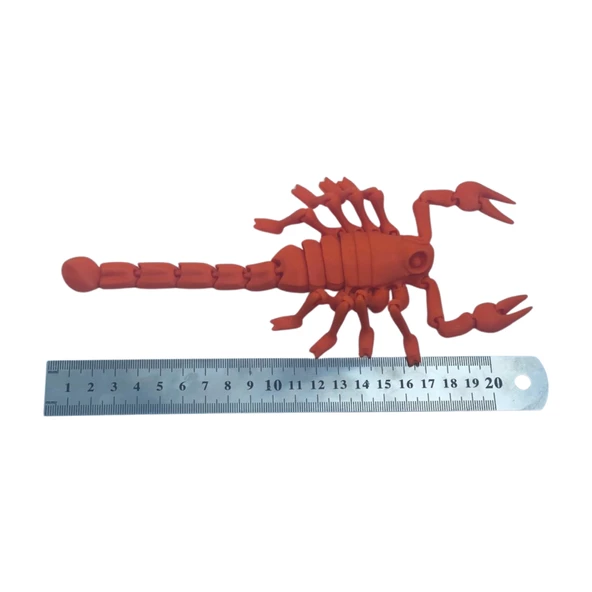 3d Hareketli Akrep Figürlü Oyuncak -Turuncu - Resim 7