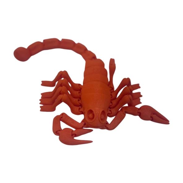 3d Hareketli Akrep Figürlü Oyuncak -Turuncu - Resim 5