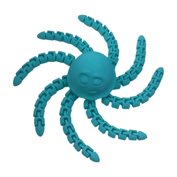 3d Hareketli Deniz Anası Oyuncak & Masa Dekoru -Turkuaz - Resim 4