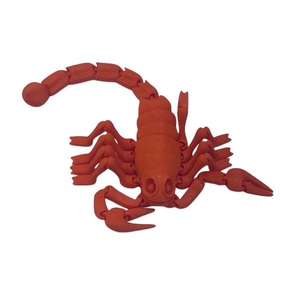 3d Hareketli Akrep Figürlü Oyuncak -Turuncu ürün görseli 1