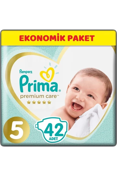 Prima Bebek Bezi Premium Care 5 Beden 42 Adet