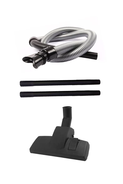 Philips FC 9206 Marathon Hortum Plastik Boru Başlık Seti ( Siyah )
