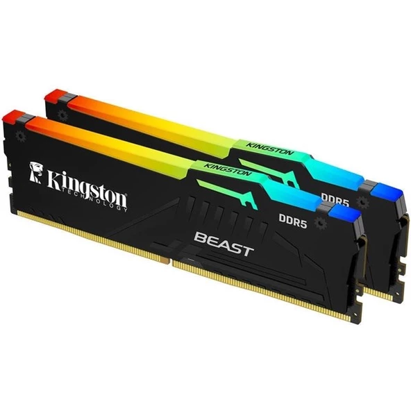 KINGSTON 32GB (2X 16GB) DDR5 6400MHZ CL32 RGB DUAL KIT PC RAM BEAST EXPO KF564C32BBEAK2-32TR - 2