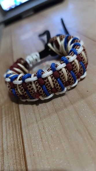 - SELANOGLUDESİGN - Paracord bileklik karışık özgün renkler