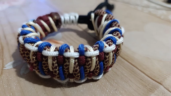 - SELANOGLUDESİGN - Paracord bileklik karışık özgün renkler - 4