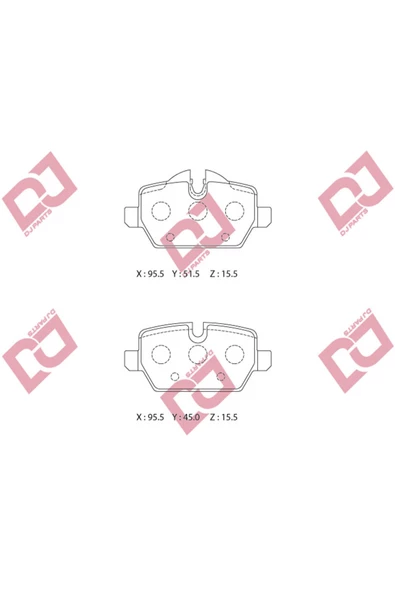 ARKA DISK BALATA BMW 1 SERISI E87 (04-12), 3 SERISI (E90) (05-) / MINI ONE (09-), COOPER (06-) ...