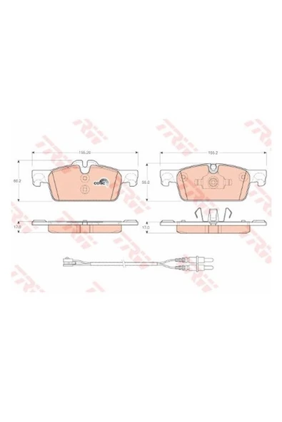 DISK BALATA ÖN PEUGEOT P508 (10-) Üretici Kodu:STEP-ST25222 MAlzeme Kodu:STEP oem:1610103580;42...