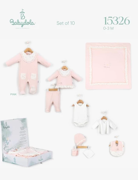 Babydola 15326 10'lu Hastane Çıkışı Pembe