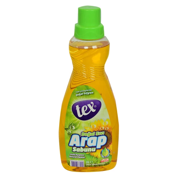 Tex Doğal Sıvı Arap Sabunu Limon Kokulu Tüm Yüzeylerde Doğal Hijyen 1 Lt - 4