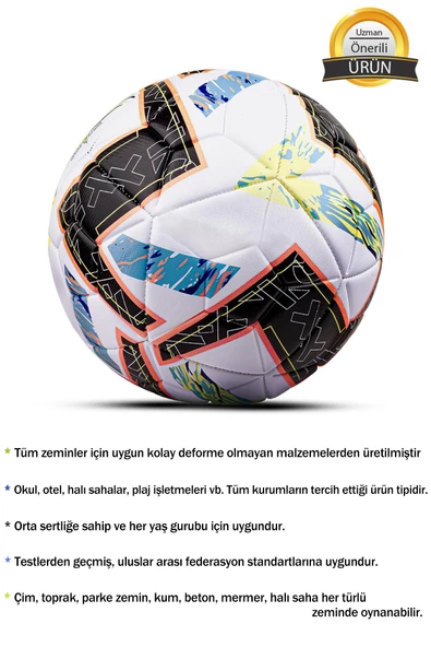 Dünya Kupası Futbol Topu Özel Tasarım Halı Saha Çim Beton Zemin No:5 Top Brezilya Model - 3