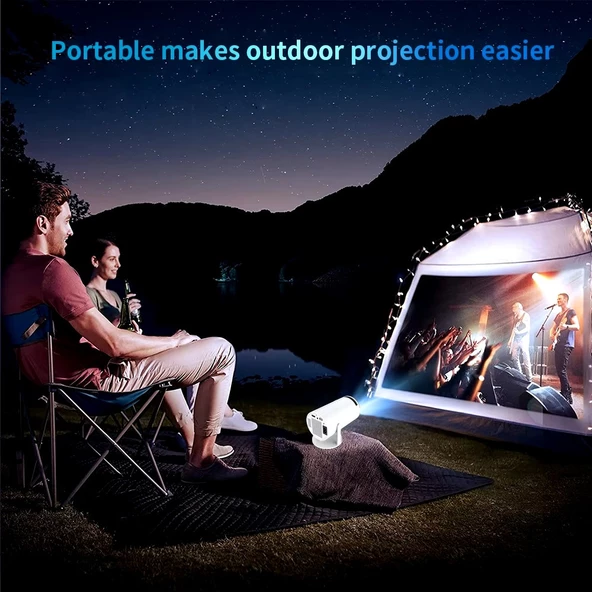 4K Android Oyun Konsollu Taşınabilir Ultra Hd LCD LED Projeksiyon Dolby Audio Destekli - 11