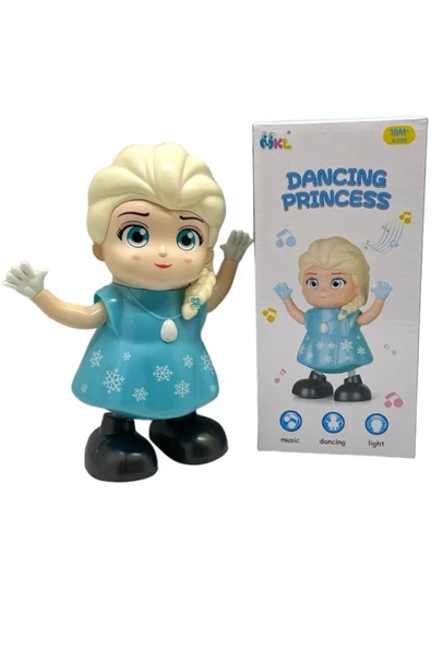 Dans Eden Prenses Pilli Işıklı Sesli Hareketli Oyuncak Dans Eden Prenses 23cm - 3