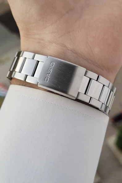 Casio CSISTE101 Gümüş Renk Hediye Paketli Erkek Kol Saati - Resim 5