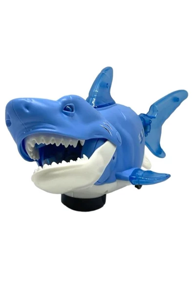 Sesli Işıklı Çarp Dön Şarkı Söyleyen Köpek Balığı Shark 27Cm Mavi - 3