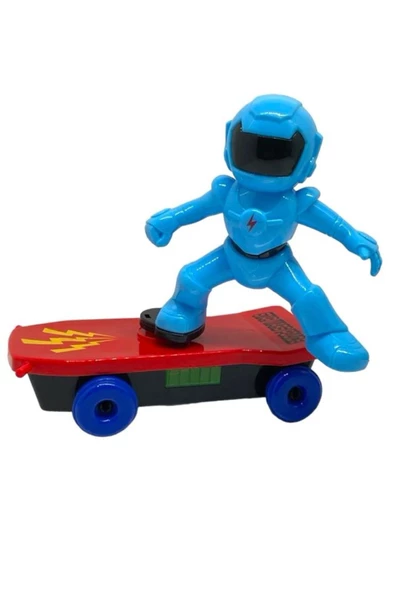 Pilli Sesli Işıklı Çarp Dön Spaceman KayKaycı - 3