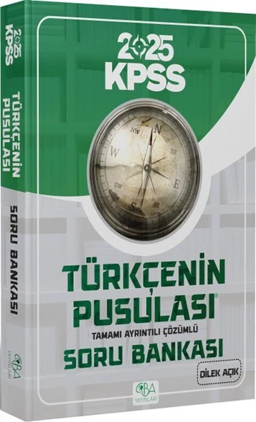 2025 KPSS Türkçenin Pusulası Soru Bankası CBA Yayınları