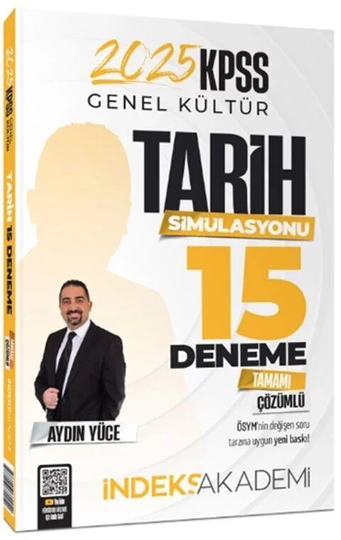 2025 KPSS Tarih Simülasyonu 15 Deneme Çözümlü İndeks Akademi