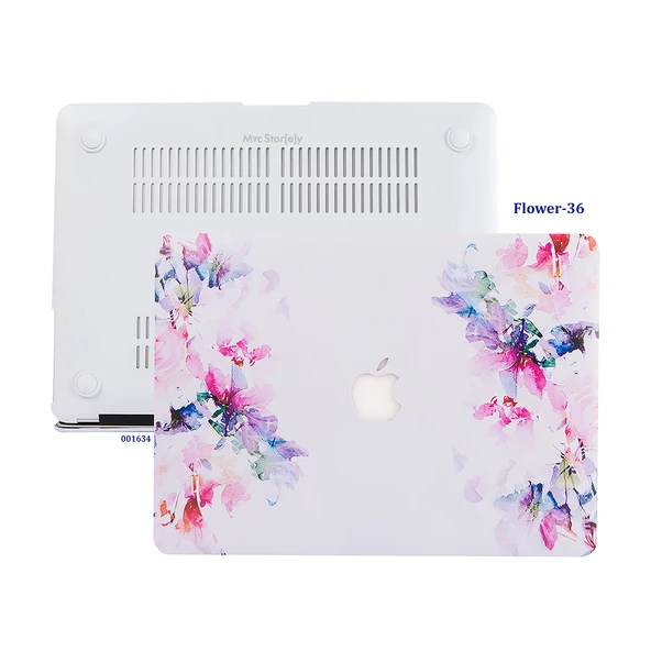 Macbook Pro Kılıf 13 inç Flower02 (Eski HDMI'lı Model 2012-2015) A1425 A1502 ile Uyumlu - 6