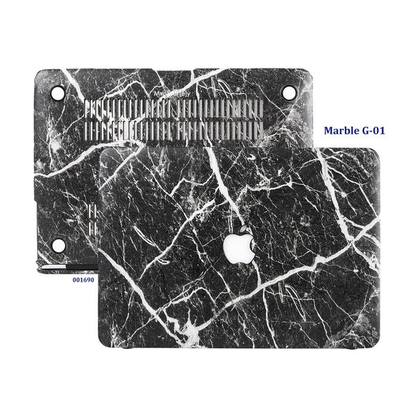 Macbook Pro Kılıf 13 inç F.Marble (Eski HDMI'lı Model 2012-2015) A1425 A1502 ile Uyumlu - 3