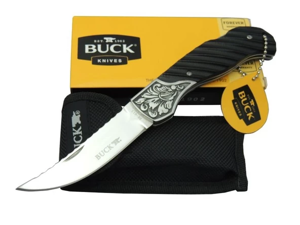 Buck Knives BK-013BK Kamp Çakı 20,5 cm - Kılıflı, Kutulu